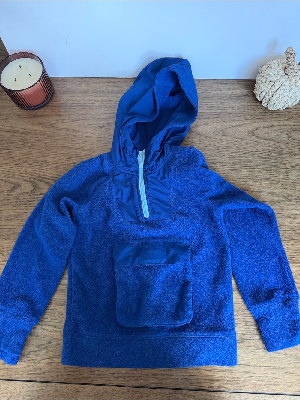 all in motion Kids Hooded Fleece Pullover Jacket - Blue